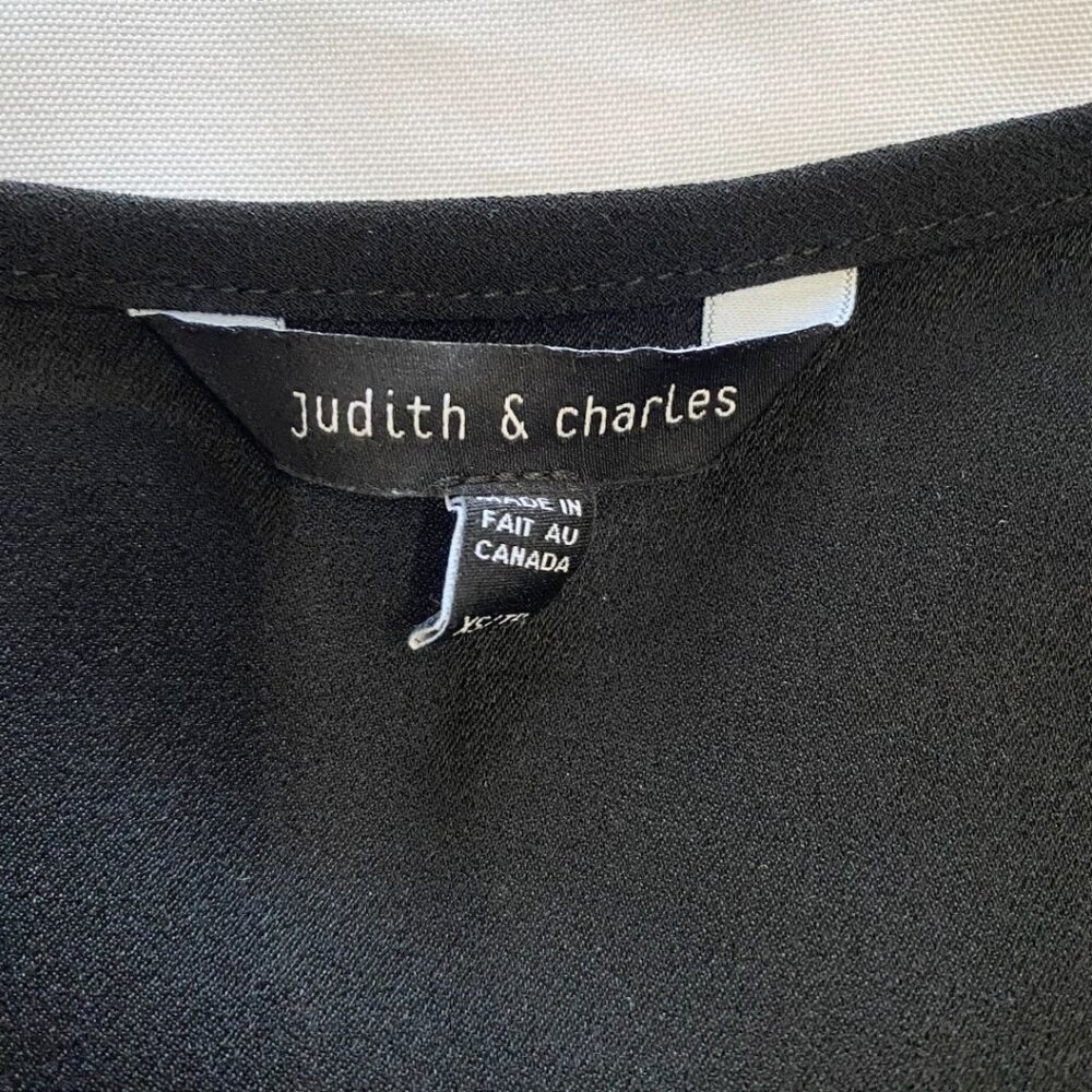 NWOT JUDITH & CHARLES BLACK UTILITY SLEEVELESS FULL LENGTH JUMPSUIT - XS - Picture 9 of 12